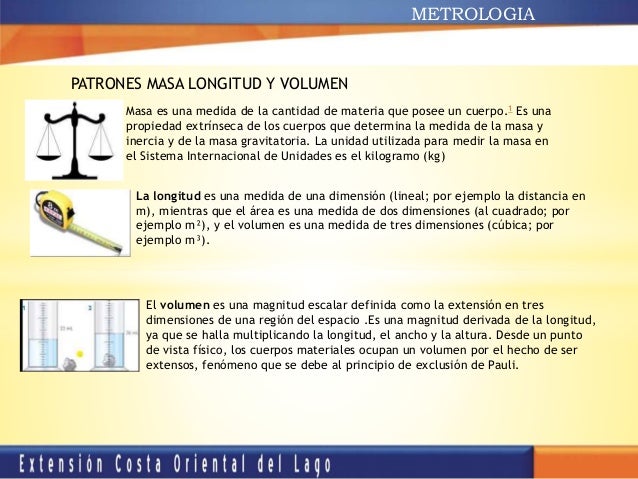 Metrologia PATRONES DE MEDICION