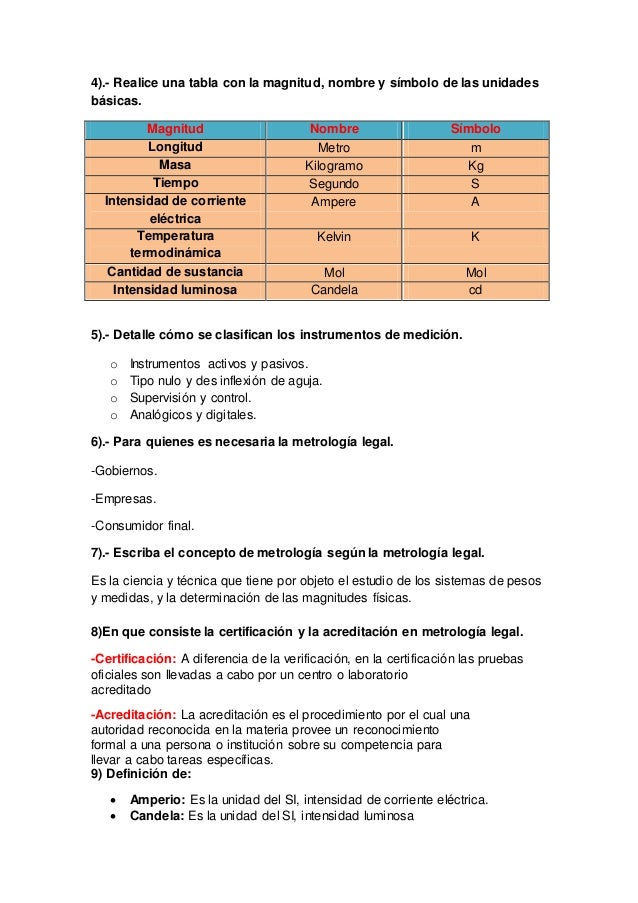 Metrologia prueba correccion