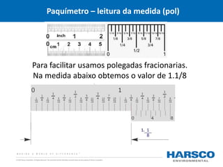 Treinamento básico de metrologia e uso do paquímetro | PPTX