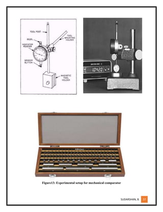 SUDARSHAN, B. 37
Figure13: Experimental setup for mechanical comparator
 