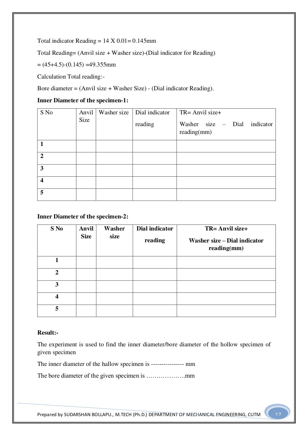 Metrology lab mannual 15 514