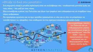 «Φτιάξε το δικό σου μονοπάτι»
14
➢Στη σημερινή εποχή η μεγάλη πρόκληση είναι να συλλάβουμε νέα / συνδυαστικά μοντέλα ζωής ...