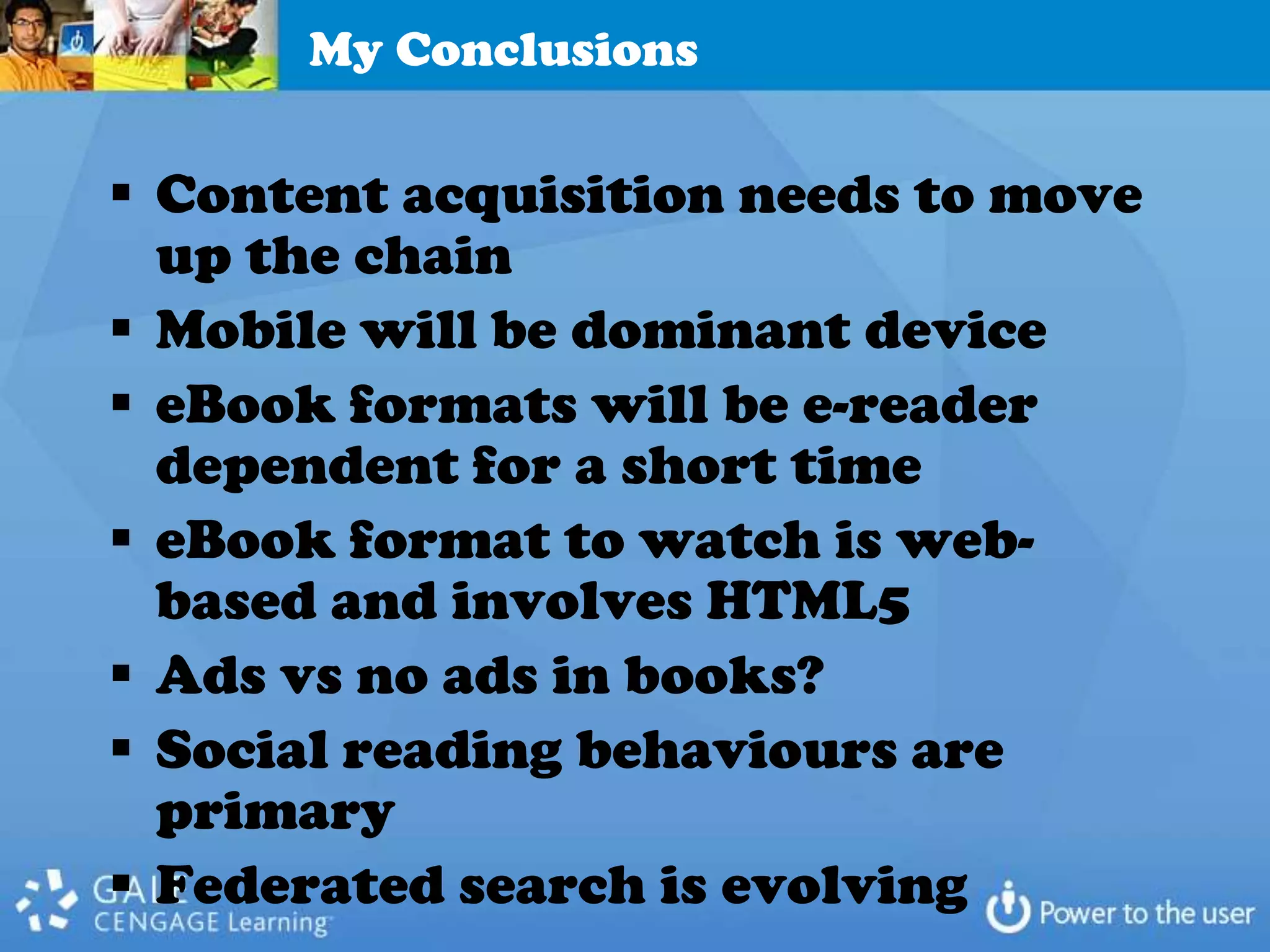 Integrated with Sound and Speech