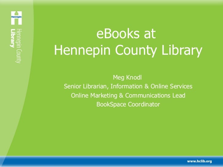 Hennepin county library ebooks