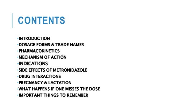 Flagyl Side Effects Pregnancy