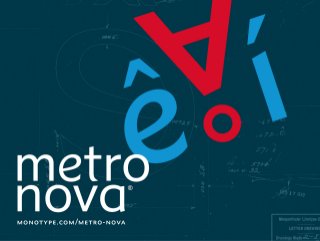 Metro Nova Typeface by Toshi Omagari