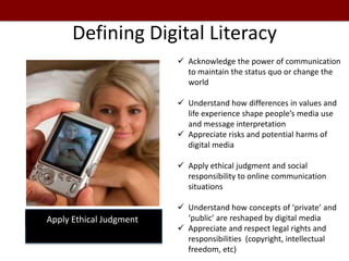 Digital Literacy and Libraries: What's Coming Next