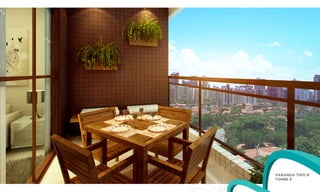 VARANDA TIPO B
TORRE 3
 