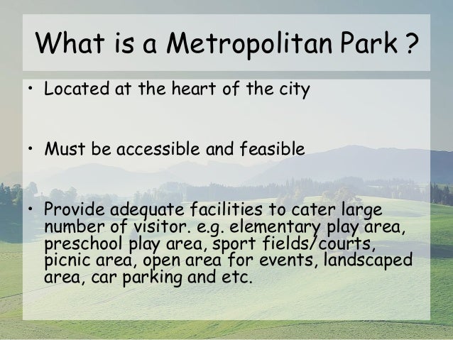what is a metropolitan