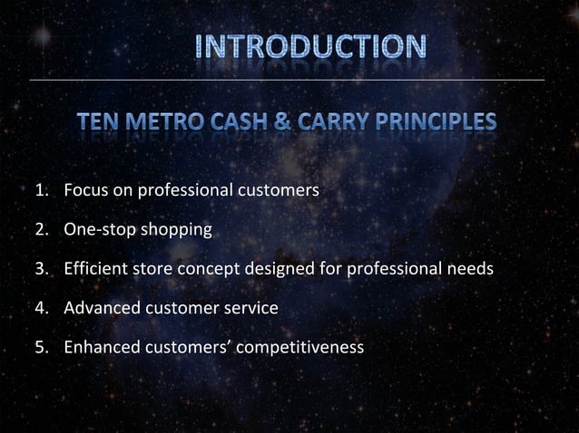 Metro presentation | PPT
