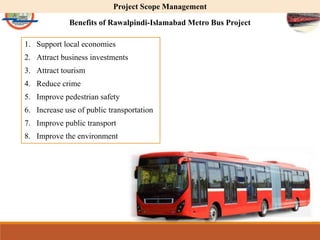 METRO BUS PROJECT ISB/RWP (HR & COMMUNICATION MANAGEMENT PLAN) | PPTX
