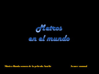 Música Banda sonora de la película Amélie Avance manual
 