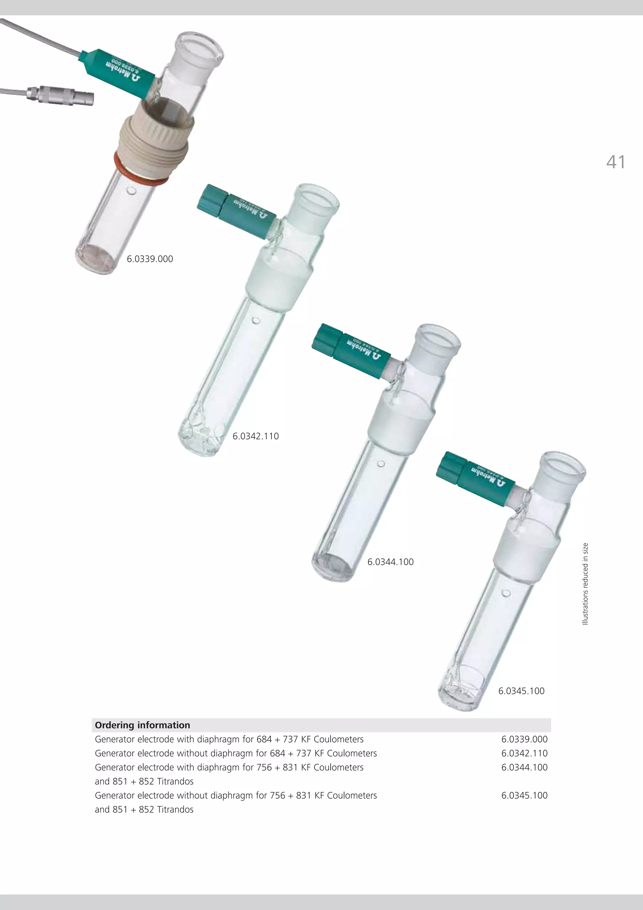 Metrosensor electrodes from Metrohm PDF