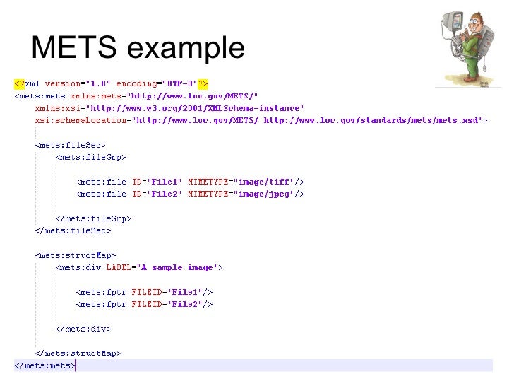 Proposed use of METS (Metadata Encoding & Transmission Standard) at N…