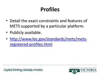 METS Metadata for Complete Beginners | PPTX