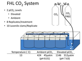 FHL CO2 System
• 2 pCO2 Levels
   • Elevated                              CO2      CO2
                                   ...