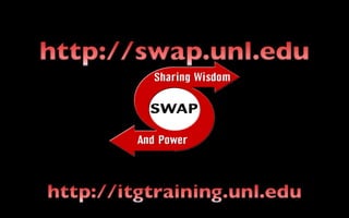 For more information on today’s topic, visit
For more training options, visit
 