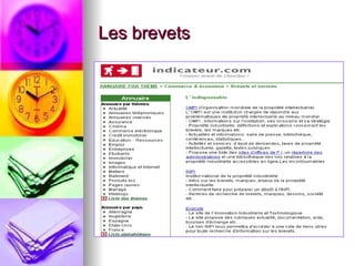 Les brevets 