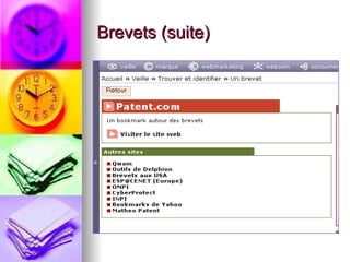 Brevets (suite) 