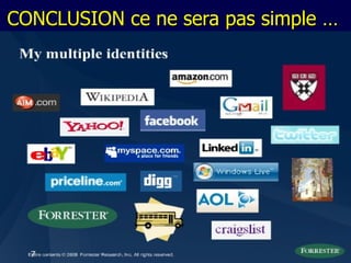 CONCLUSION ce ne sera pas simple … 