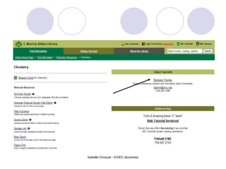 Isabelle Choquet - ICHEC ebusiness 