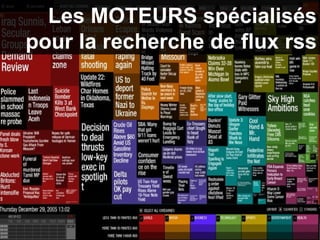 Isabelle Choquet - ICHEC ebusiness Les MOTEURS spécialisés pour la recherche de flux rss 