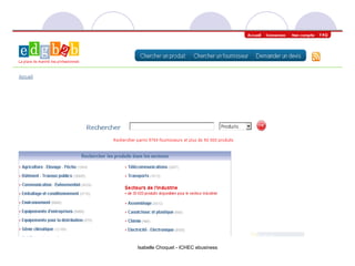 Isabelle Choquet - ICHEC ebusiness 