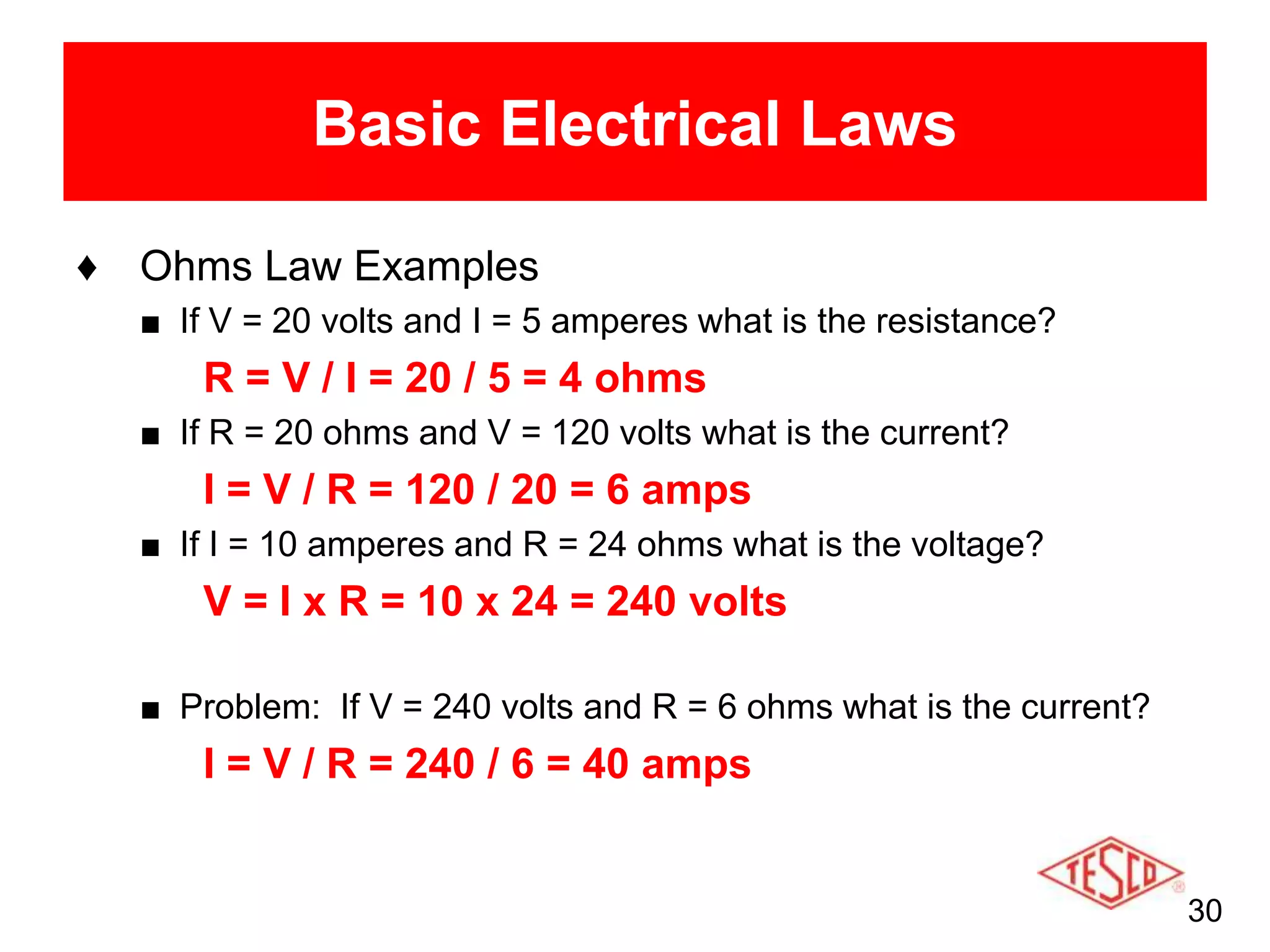 Self Contained Metering Fundamentals and Introduction to Meter Testing ...