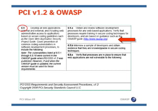Meucci OWASP Pci Milan 09
