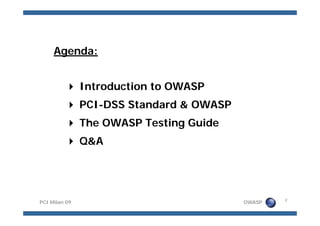 Meucci OWASP Pci Milan 09