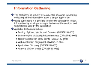 Meucci OWASP Pci Milan 09