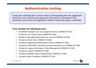 Meucci OWASP Pci Milan 09
