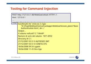 Meucci OWASP Pci Milan 09