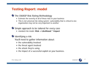 Meucci OWASP Pci Milan 09