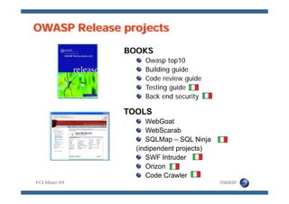 Meucci OWASP Pci Milan 09