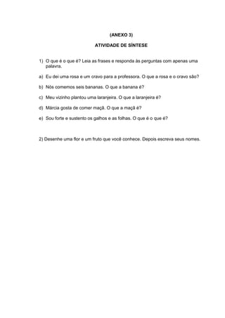 Meu plano de aula de Ciências