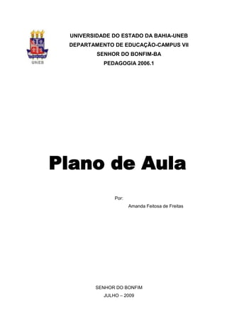 Meu plano de aula de Ciências