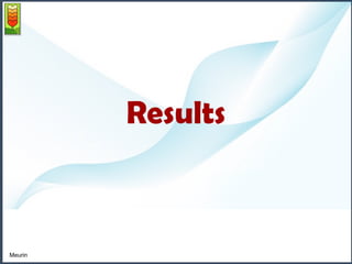 Results 
Meurin 
 