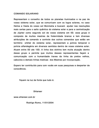 Meus amados filhos comandos | DOC