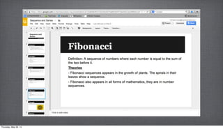 Thursday, May 29, 14
 