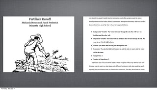 Thursday, May 29, 14
 