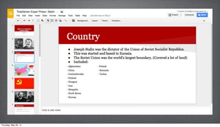 Thursday, May 29, 14
 