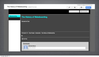 Thursday, May 29, 14
 