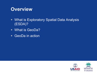 Exploratory Spatial Analysis using GeoDa | PDF
