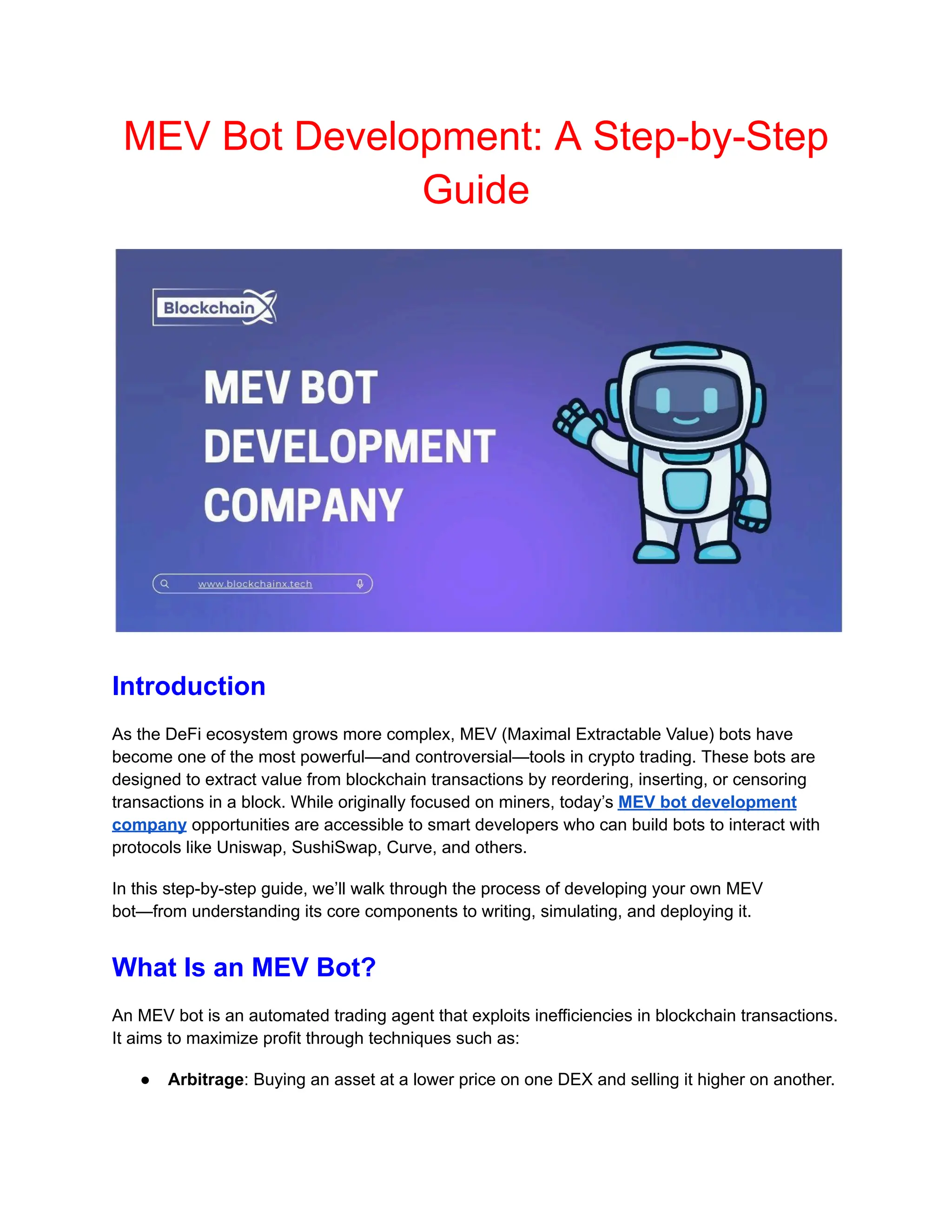 MEV Bot Development_ A Step-by-Step Guide.pdf