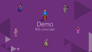 Demo
RDS como IaaS
 