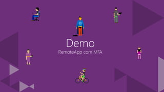 Demo
RemoteApp com MFA
 