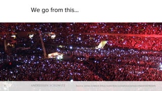 11
We go from this…
Source: James Cridland (https://www.ﬂickr.com/photos/jamescridland/612782641)11
 