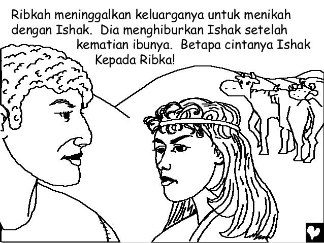 Mewarnai Cerita Rohani Bergambar - Allah Menguji Kasih 