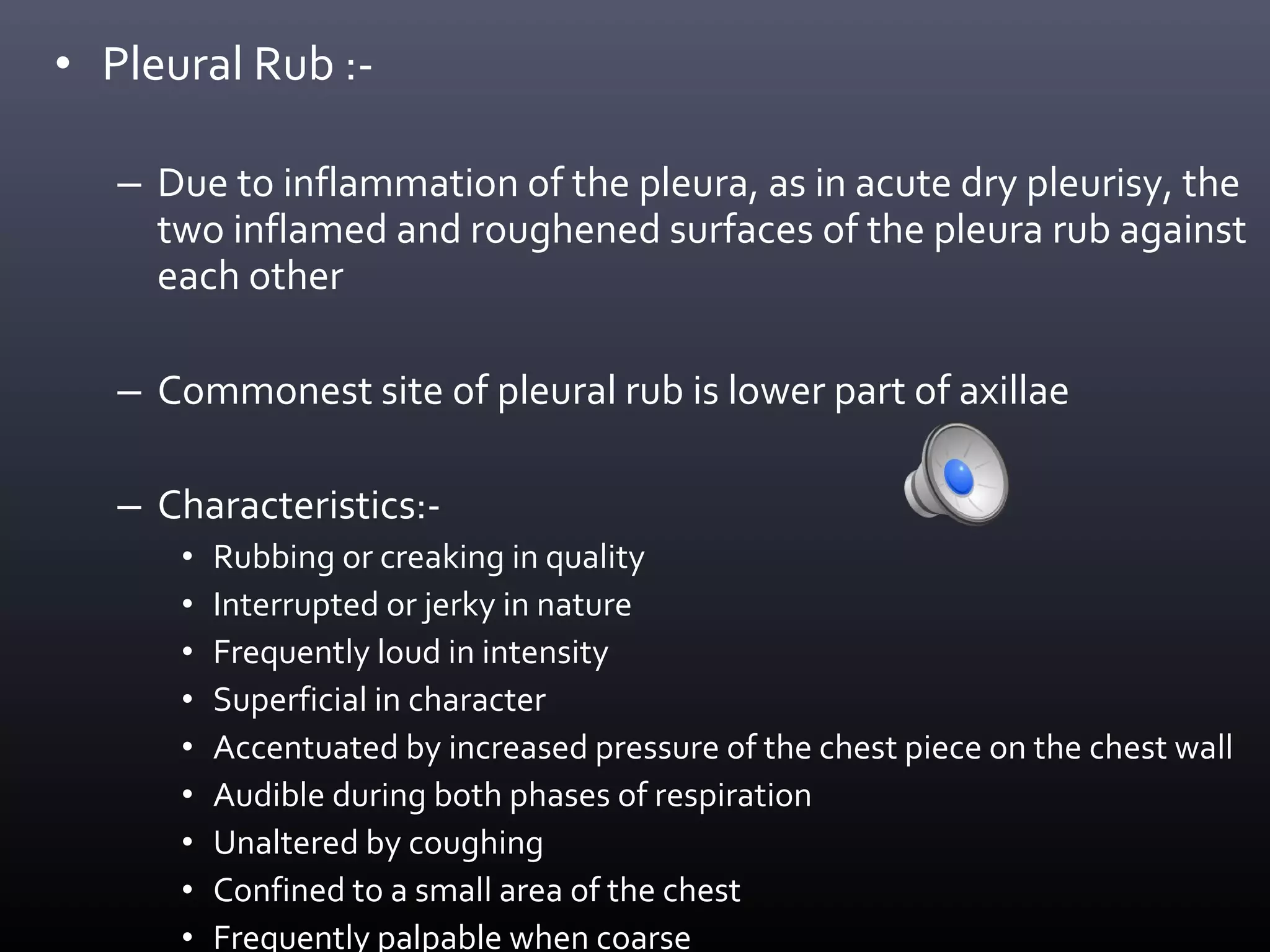 Approach to Lung sounds | PPT